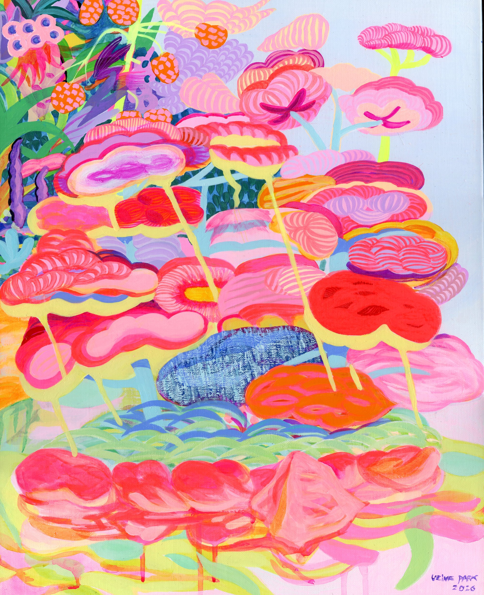 New work 2026 by Uzine Park — acrylic on canvas